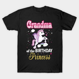 Grandma of the birthday princess T-Shirt